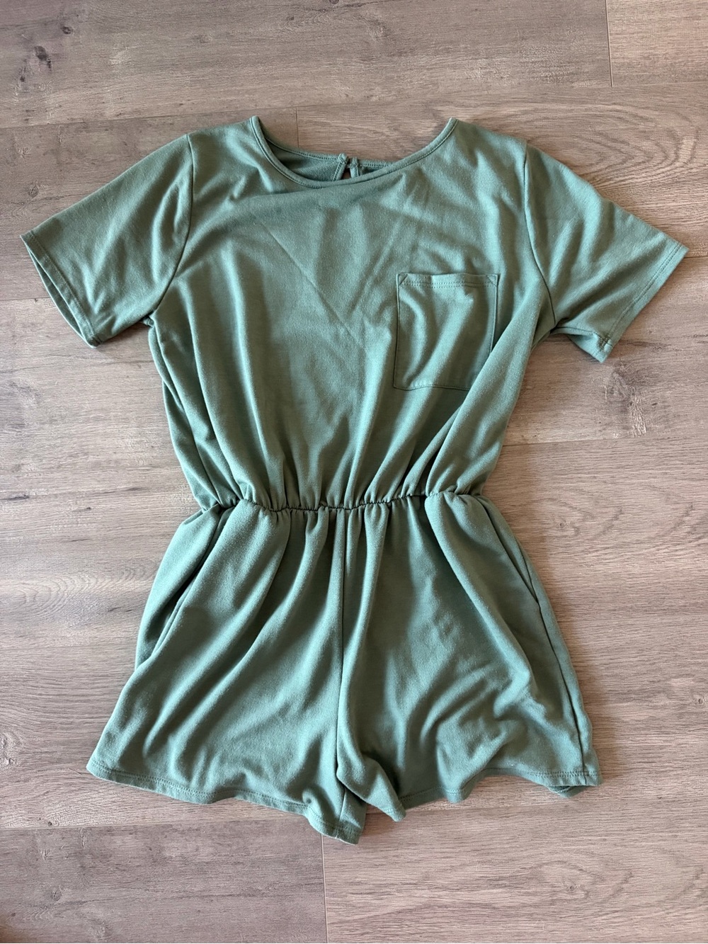mts Olive Green Short Sleeve One-Piece Romper